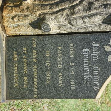 HENDRIKZ John James 1912-1965