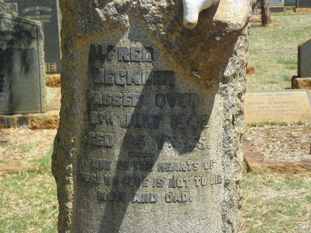 HECKLER Alfred -1942