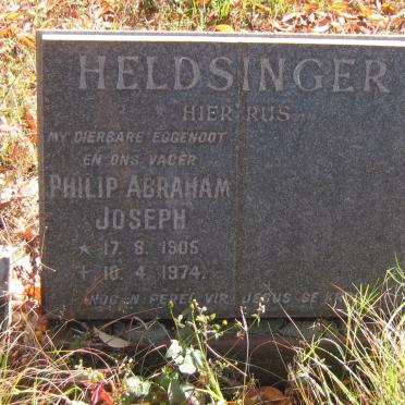 HELDSINGER Philip Abraham Joseph 1905-1974