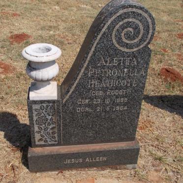 HEATHCOTE Aletta Petronella nee ROODT 1888-1964