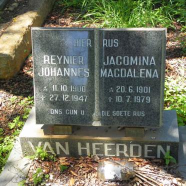 HEERDEN Reynier Johannes, van 1900-1947 &amp; Jacomina Magdalena 1901-1979
