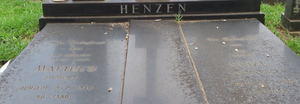 HENZEN Matthys -1978 &amp; Elize -1985