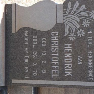 HERBST Hendrik Christoffel 1919-1978