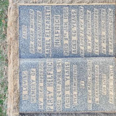 HELFRICH Percy -1947 &amp; Mabel Elizabeth -1950