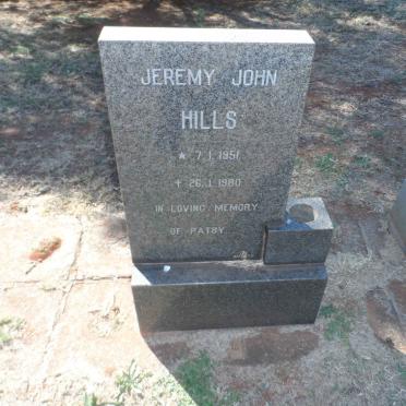 HILLS Jeremy John 1957-1980