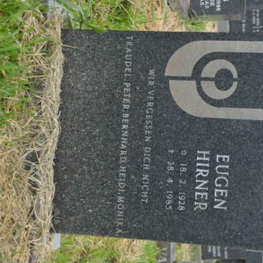 HIRNER Eugen 1928-1985