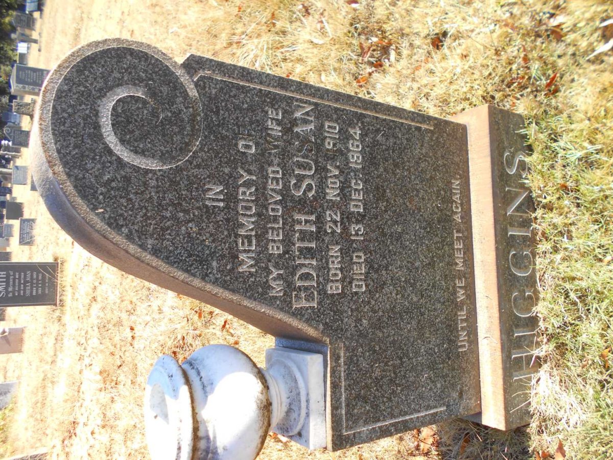 HIGGINS Edith Susan 1910-1964