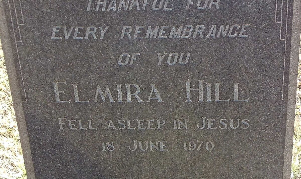 HILL Elmira -1970