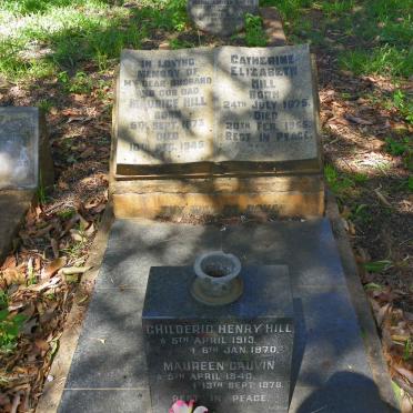 HILL Maurice 1873-1945 &amp; Catherine Elizabeth 1875-1955 :: HILL Childeric Henry 1913-1970 :: CAUVIN Maureen 1940-1978
