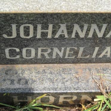 HORN Johanna Cornelia