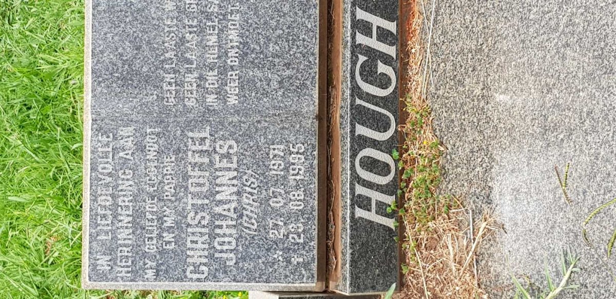 HOUGH Christoffel Johannes 1971-1995