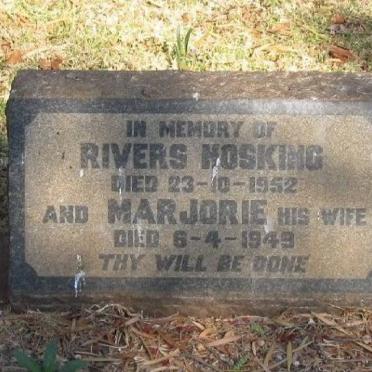 HOSKING Rivers -1952 &amp; Marjorie -1949