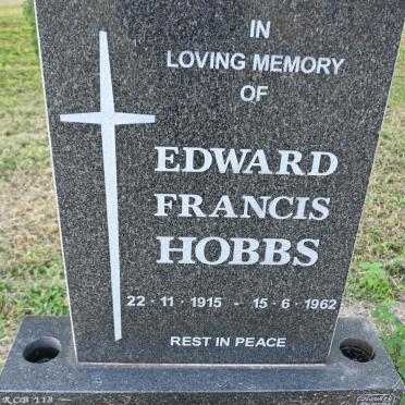 HOBBS Edward Francis 1915-1962