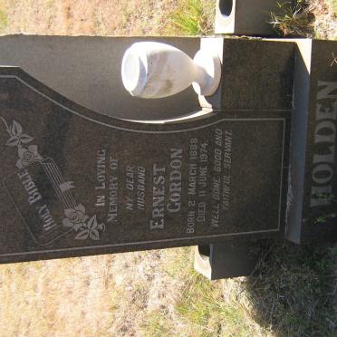 HOLDEN Ernest Gordon 1888-1974