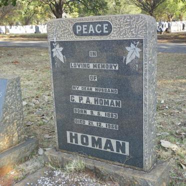 HOMAN C.P.A. 1883-1956