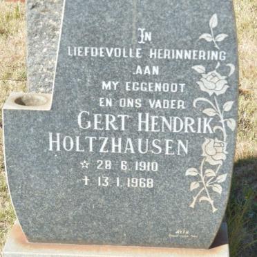 HOLTZHAUSEN Gert Hendrik 1910-1968