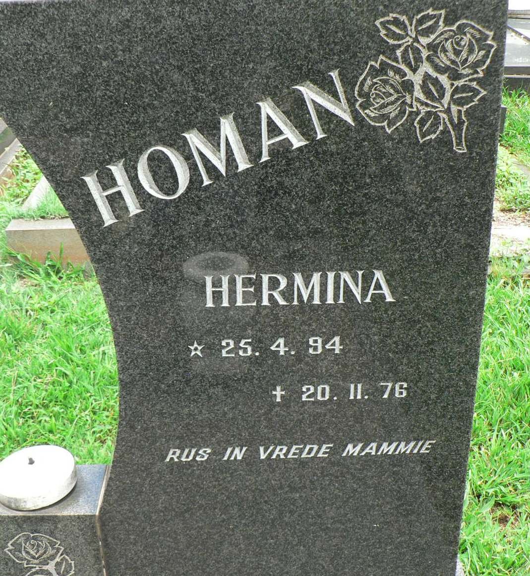 HOMAN Hermina 1894-1976