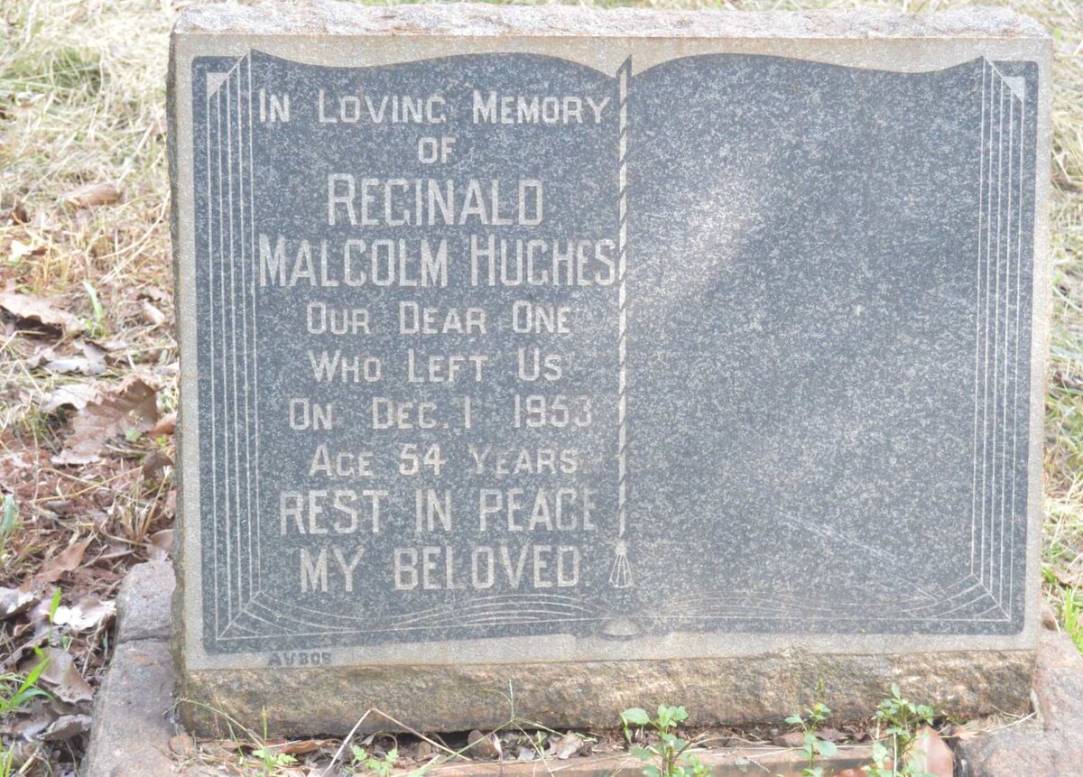 HUGHES Reginald Malcolm -1953