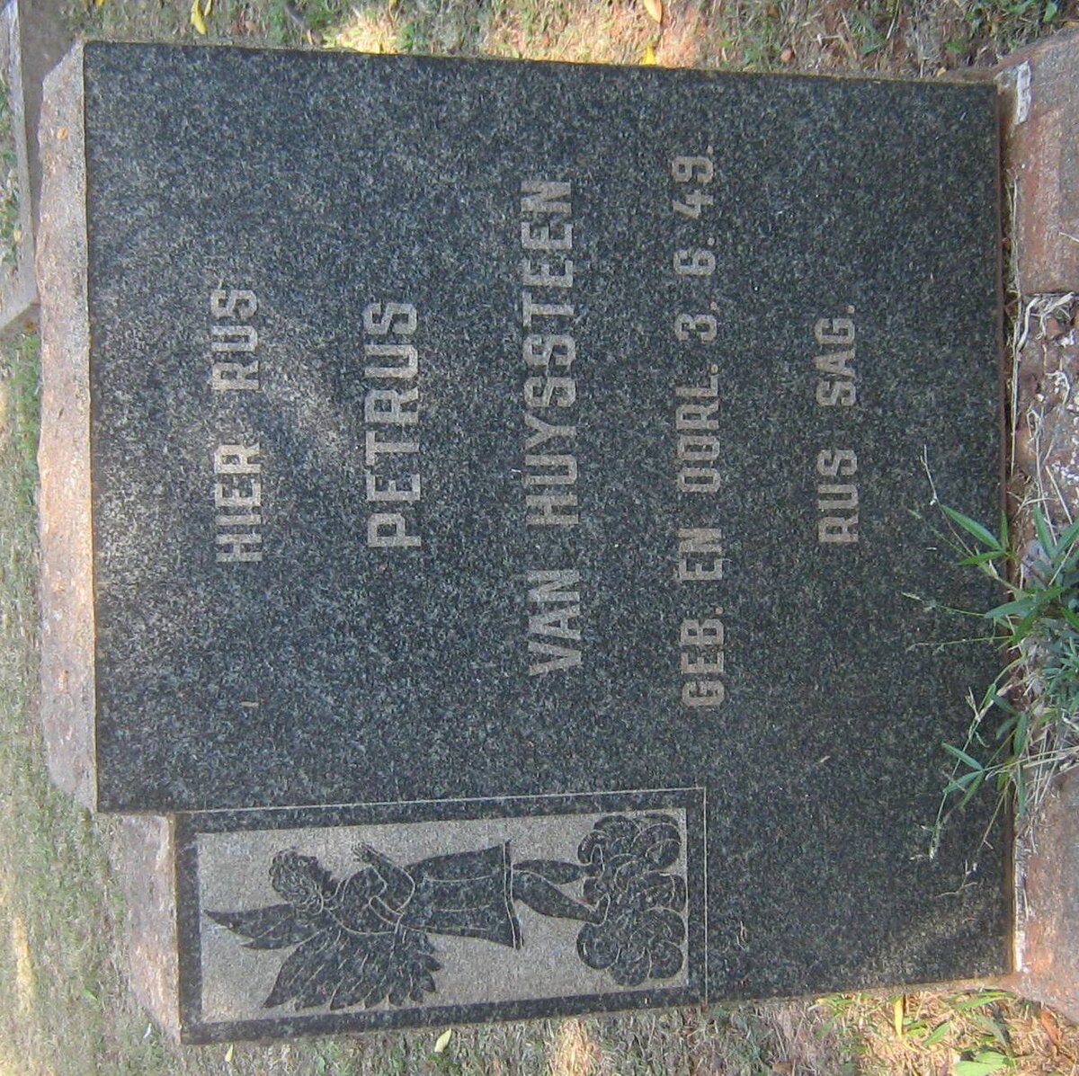 HUYSSTEEN Petrus, van 1949-1949