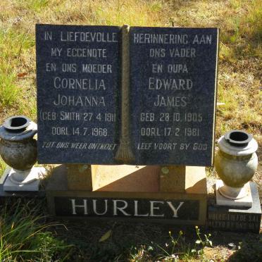 HURLEY Edward James 1905-1981 &amp; Cornelia Johanna SMITH 1911-1968
