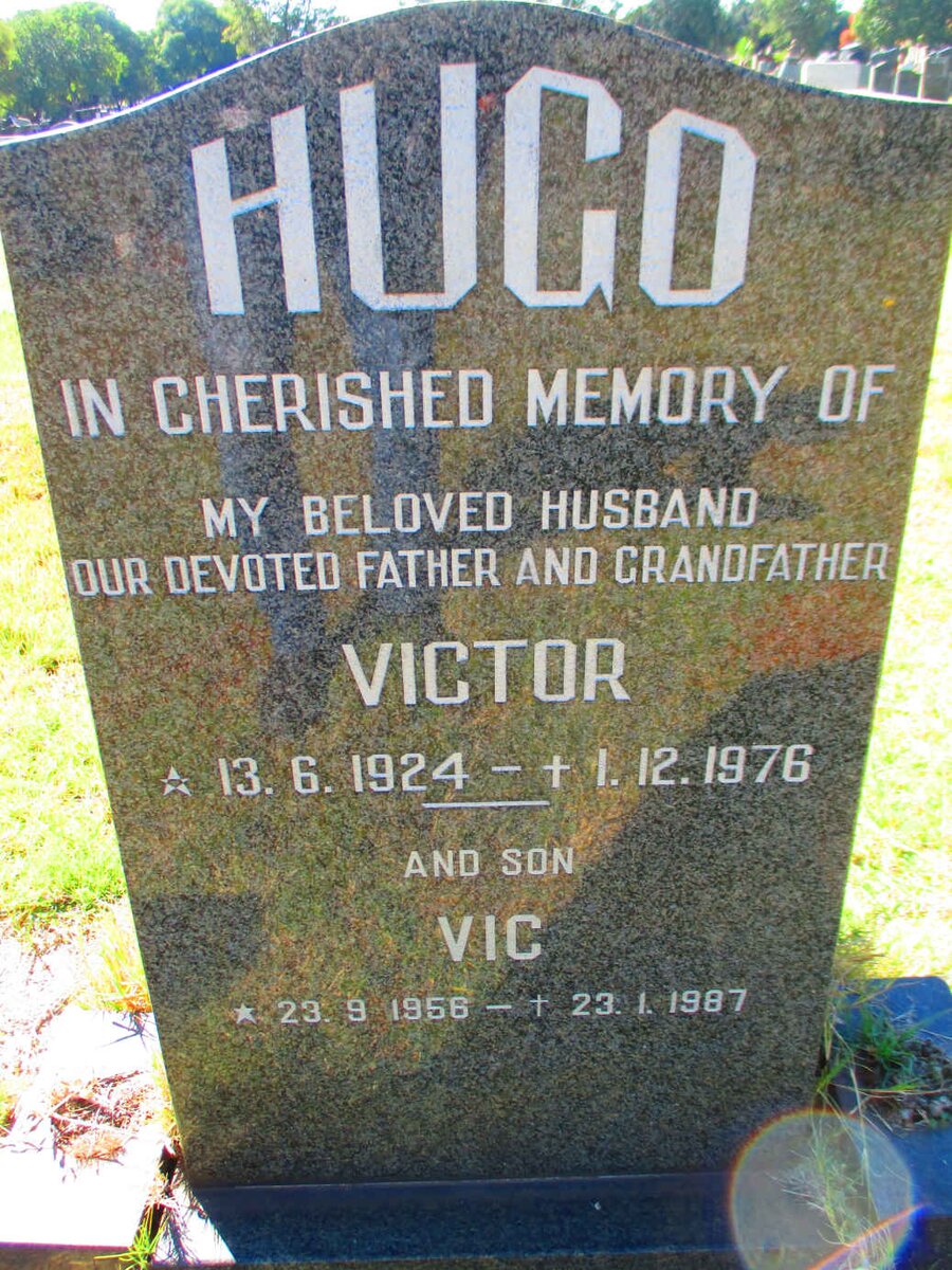 HUGO Victor 1924-1976 :: HUGO Vic 1956-1987