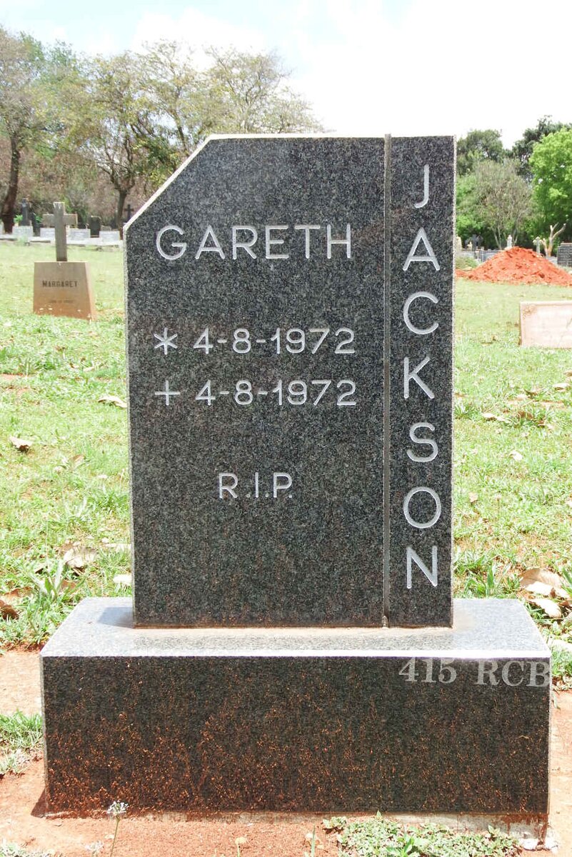 JACKSON Gareth 1972-1972