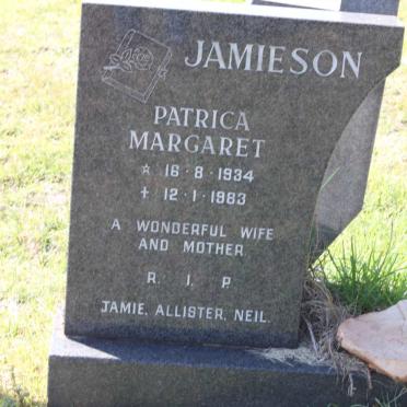 JAMIESON Patrica Margaret 1934-1983