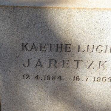 JARETZKI Kaethe Lugie 1884-1965