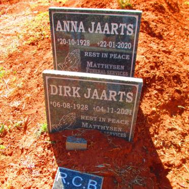 JAARTS Dirk 1928-2021 &amp; Anna 1928-2020