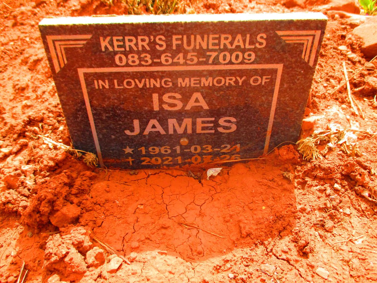 JAMES Isa 1961-2021