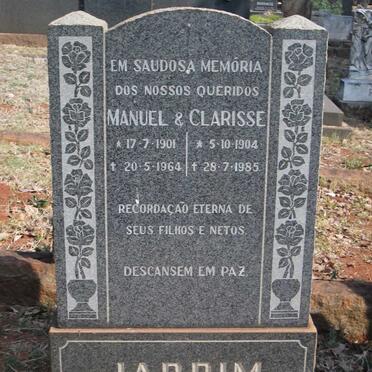 JARDIM Manuel 1901-1964 &amp; Clarisse 1904-1985