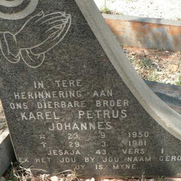 JAGER Karel Petrus Johannes, de 1950-1981