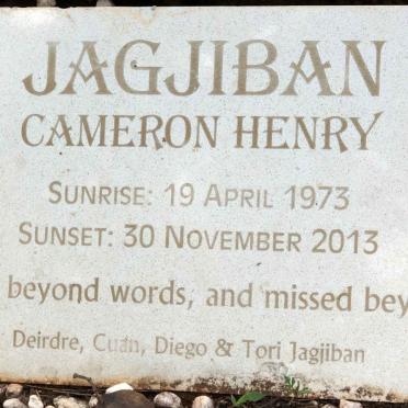 JAGJIBAN Cameron Henry 1973-2013