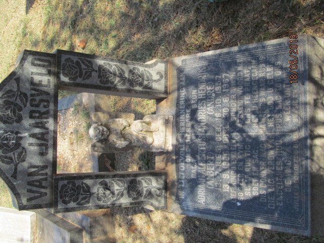 JAARSVELD Andries Hendrik, van 1957-1967 :: VAN JAARSVELD Adriaan Albertus 1965-1966