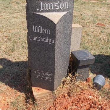 JANSON Willem Constantyn 1925-1964