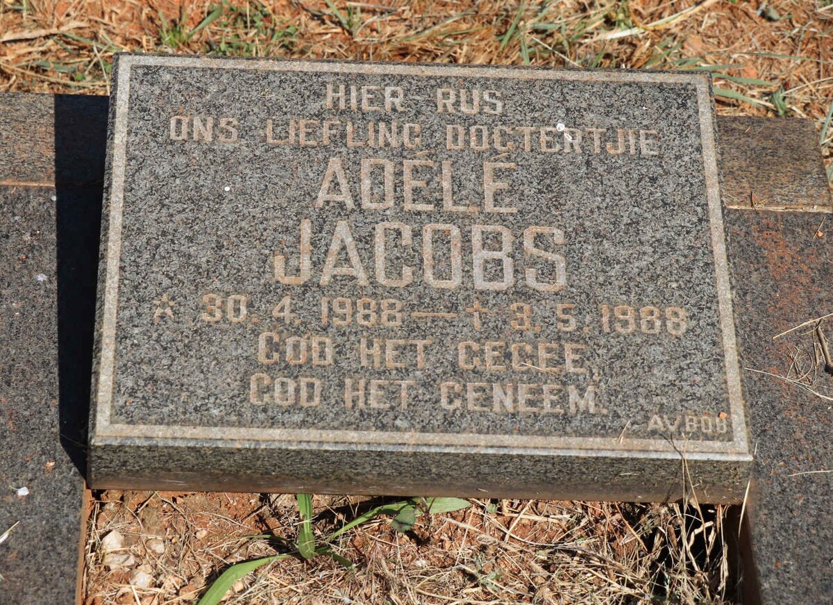JACOBS Adele 1988-1988