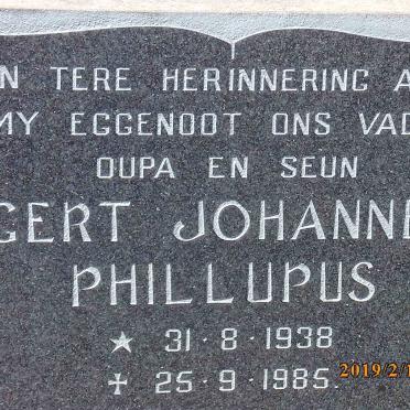 JACOBS Gert Johannes Phillupus 1938-1985