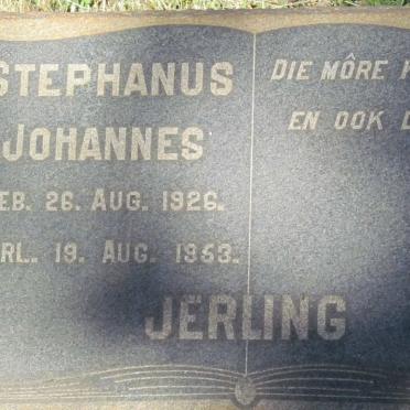 JERLING Stephanus Johannes 1926-1953