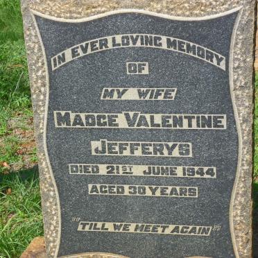 JEFFERYS Madge Valentine -1944