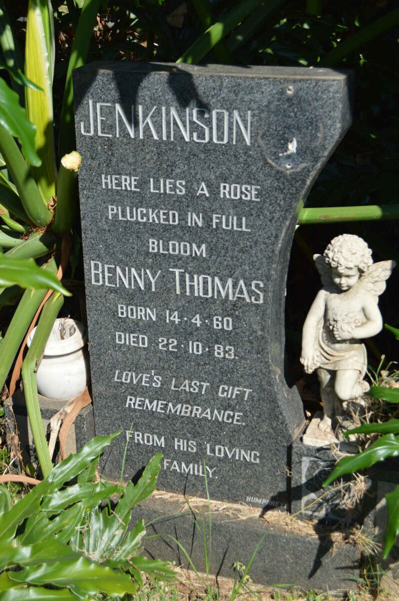 JENKINSON Benny Thomas 1960-1983