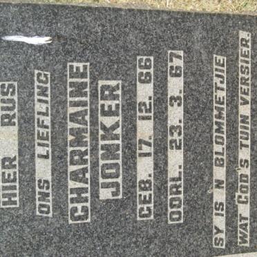 JONKER Charmaine 1966-1967