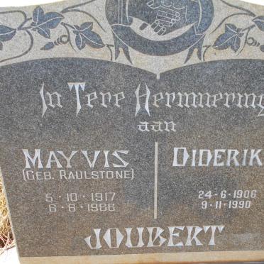 JOUBERT Diderik J. 1906-1990 &amp; Mayvis RAULSTONE 1917-1966
