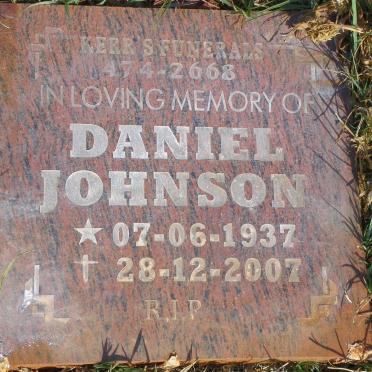 JOHNSON Daniel 1937-2007