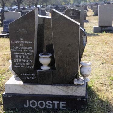 JOOSTE Bruce Stephen 1959-1997