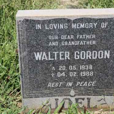 JOEL Walter Gordon 1938-1988