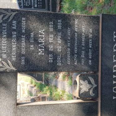 JOUBERT Maria 1883-1959