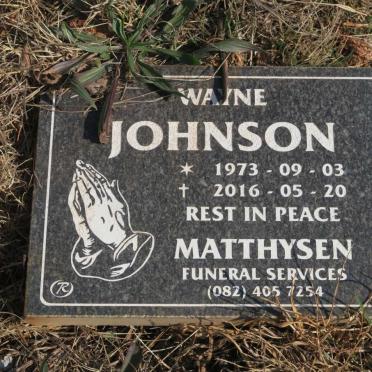 JOHNSON Wayne 1973-2016