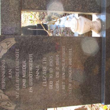 JOHNSEN Anna Elizabeth 1905-1964