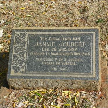 JOUBERT Jannie 1927-1946