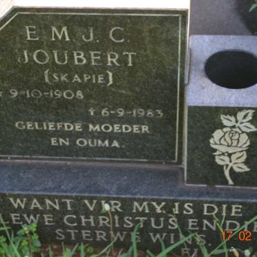 JOUBERT E.M.J.C. 1908-1983